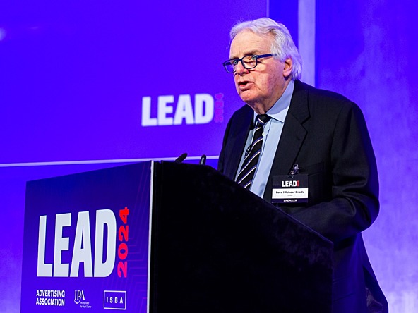 Lord Grade at LEAD - credit to Bronac McNeill